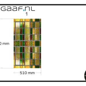 raamfolie 62,00 app 5311