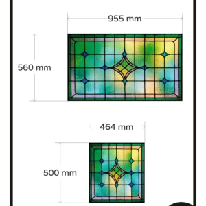 raamfolie 94,00 app 5318