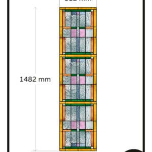 raamfolie 76,00 app 5336