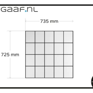 ​raamfolie 64,00​ app 5402