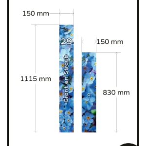 Raamfolie bloemen 70,00 app 5529