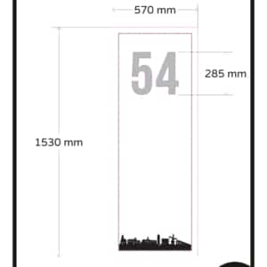 Raamfolie eigen ontwerp 82,00 app 5536