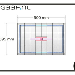 Glas in lood raamfolie glasfolie zachte kleuren 1x TR 62,00 app 6246
