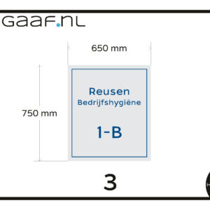 Raamfolie bedrukt met eigen logo GZ SB ​64,00 app 6268 3