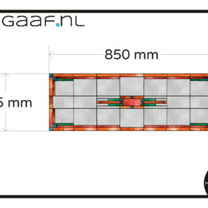 Glas in lood oranje rood raamfolie 1x gezandstraald privacy modern 57,00 app 6505