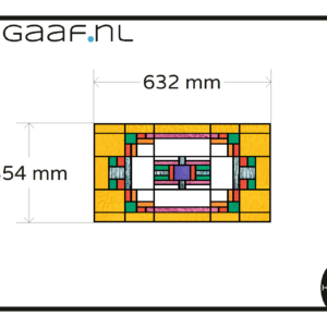 Raamfolie folie glas in lood glasfolie op maat 1x TR eigen ontwerp opnieuw