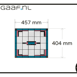 Glas in lood raamfolie voor raam blauw 1x transparante glasfolie folie