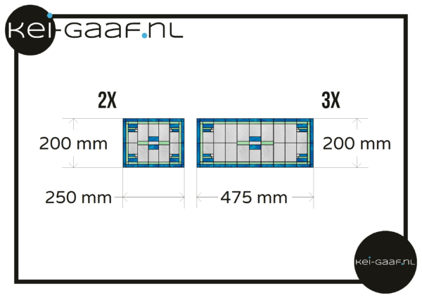 Blauw groen glas in lood raamfolie sticker plakfolie 5x TR op maat