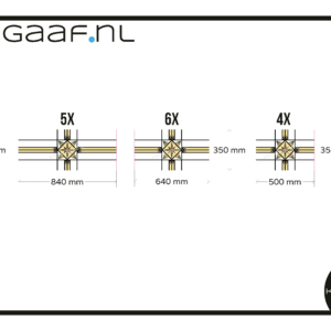 Glas in lood raamfolie eigen ontwerp 11x TR glasfolie raamsticker transparant