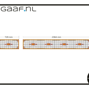 Glas in lood geel rood raamfolie op maat raamsticker folie privacy