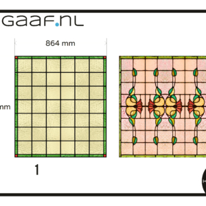 Glasfolie raamfolie glas in lood op maat geel groen nr 1 frosted privacy folie gezandstraalde raamfolie (volledige privacy)