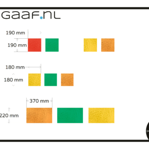 Glas in lood rood groen geel oranje raamfolie op maat transparant raam deur