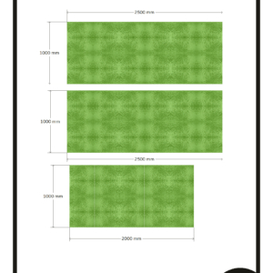 Glas in lood motief kleur groen 2x 1000 x 2500 mm 1x 1000 x 2000 mm raamfolie