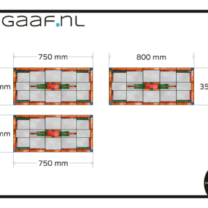 Glas in lood oranje rood groen blauw raamfolie strak 3x GZ raamfolie glasfolie raamsticker