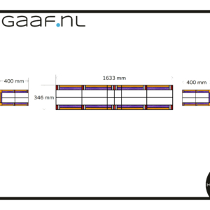Raamfolie eigen ontwerp geel paars rood op maat gezet glas in lood glasfolie folie 3x raamsticker