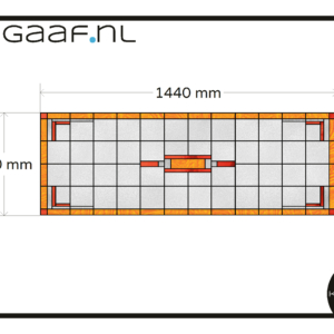 Glas in lood geel rood grijs modern ontwerp raamfolie glasfolie 1x op maat