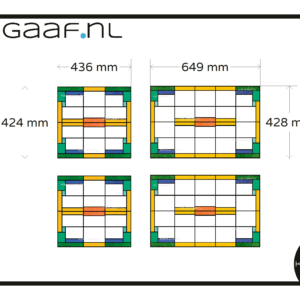 Glas in lood raamfolie op maat geel groen paars oranje deur raam 4x TR folie raamsticker plakfolie