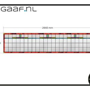 Plakfolie glas in lood raam multi kleuren raamfolie raamsticker folie 1x op maat