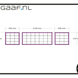 Glas in lood raamfolie plakfolie glasfolie 3x erker ramen bovenlichten op maat 2