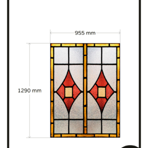 Glasfolie glas in lood raamfolie op maat plakfolie 1x GZ anti inkijk privacy folie