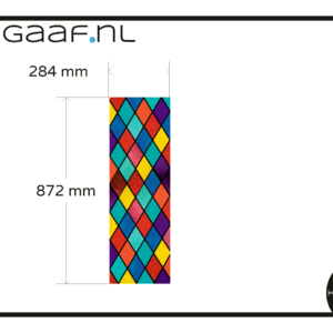 Glas in lood raamfolie glasfolie plakfolie ruiten kleuren 1x TR transparant op maat 57,00 app 7471 3