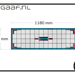 Glas in lood raamfolie raamsticker op maat decoratief 1x ontwerp