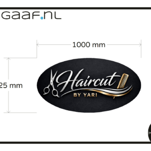 Raamfolie bedrukt full colour raamfolie met eigen logo 1x FC GZ