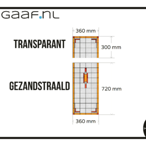 Glas in lood raamfolie op maat bestaande uit 2 delen privacy folie badkamer geel rood 1x TR 1x GZ