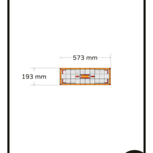 Glas in lood geel rood raamfolie raamsticker op maat 1x GZ anti inkijk