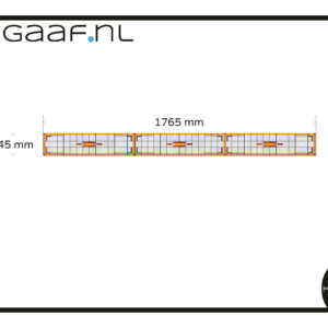 Glas in lood raam bovenlicht raamfolie op maat smal raam 1x GZ anti inkijk folie 29G
