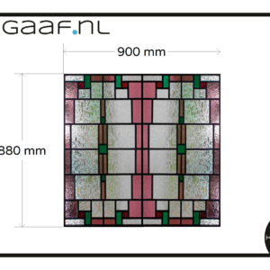 Glas in lood raamfolie glasfolie raamsticker aangepaste maat extra kosten