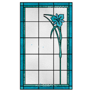 Glas in lood art nouveau raamfolie plakfolie 280G