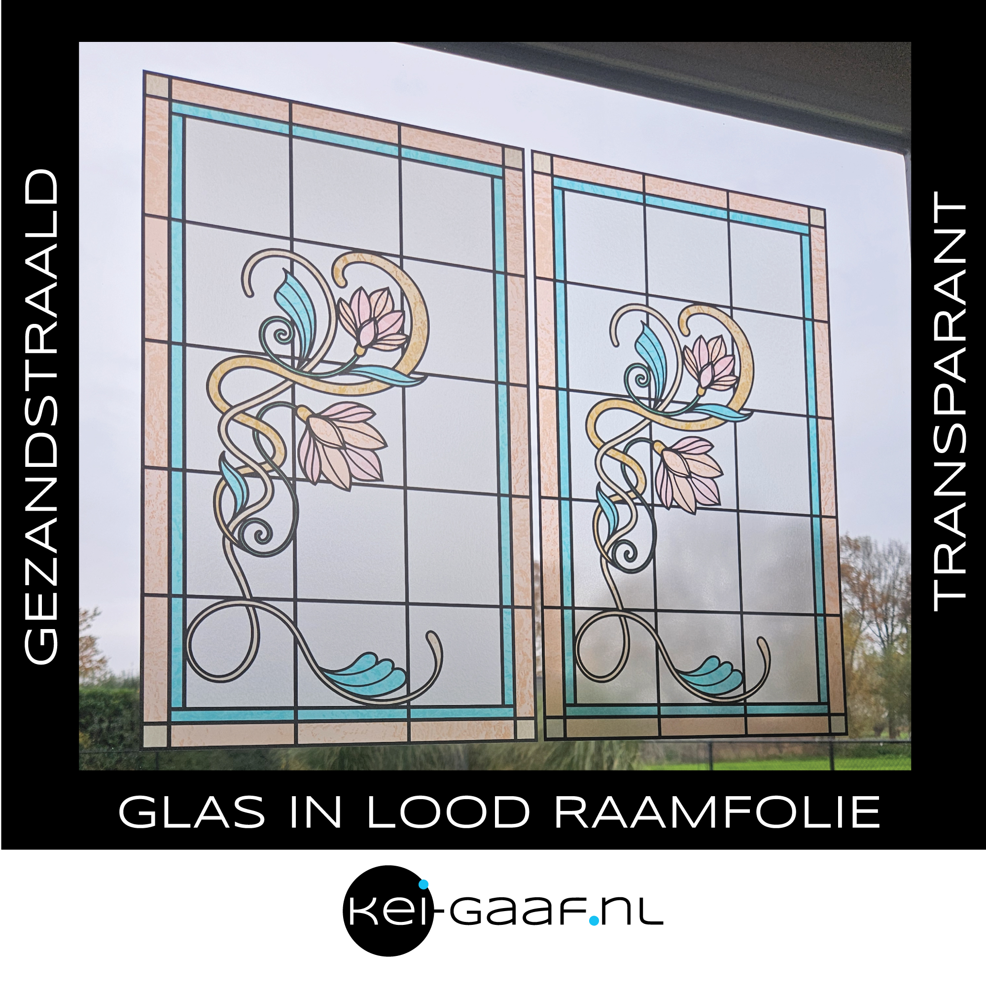 art-nouveau-raamfolie-op-maat-bloem