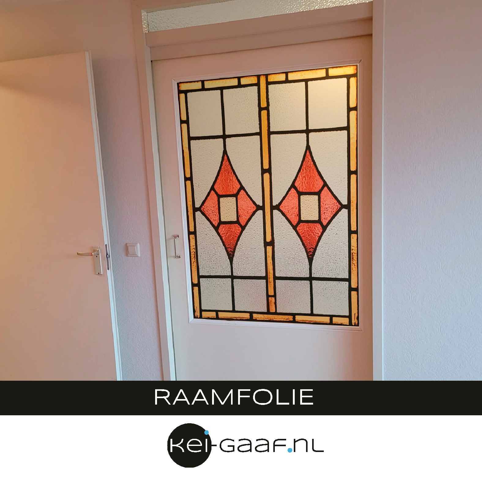 Glas in lood folie 