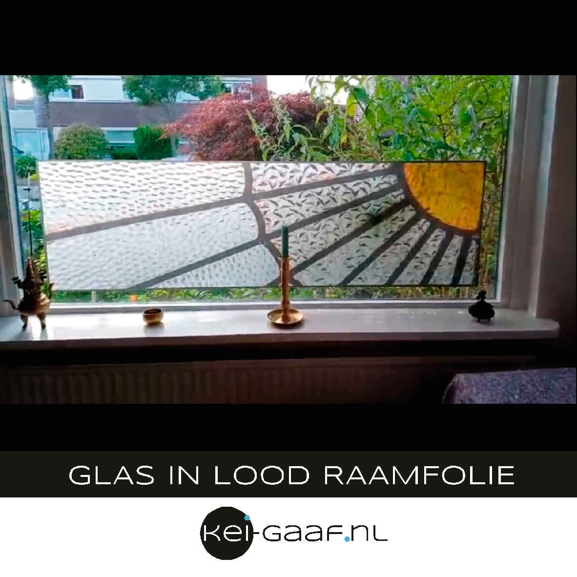 Glas in lood voorzetraam vs raamfolie 