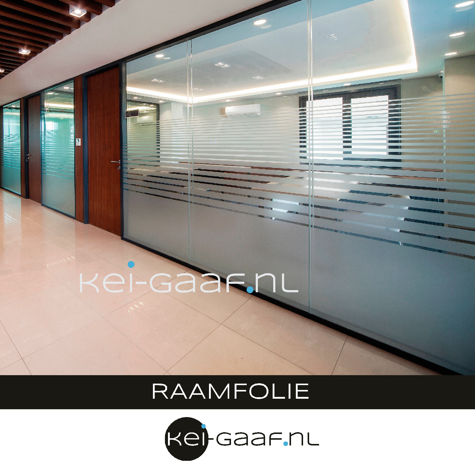 Glasfolie privacy kantoor