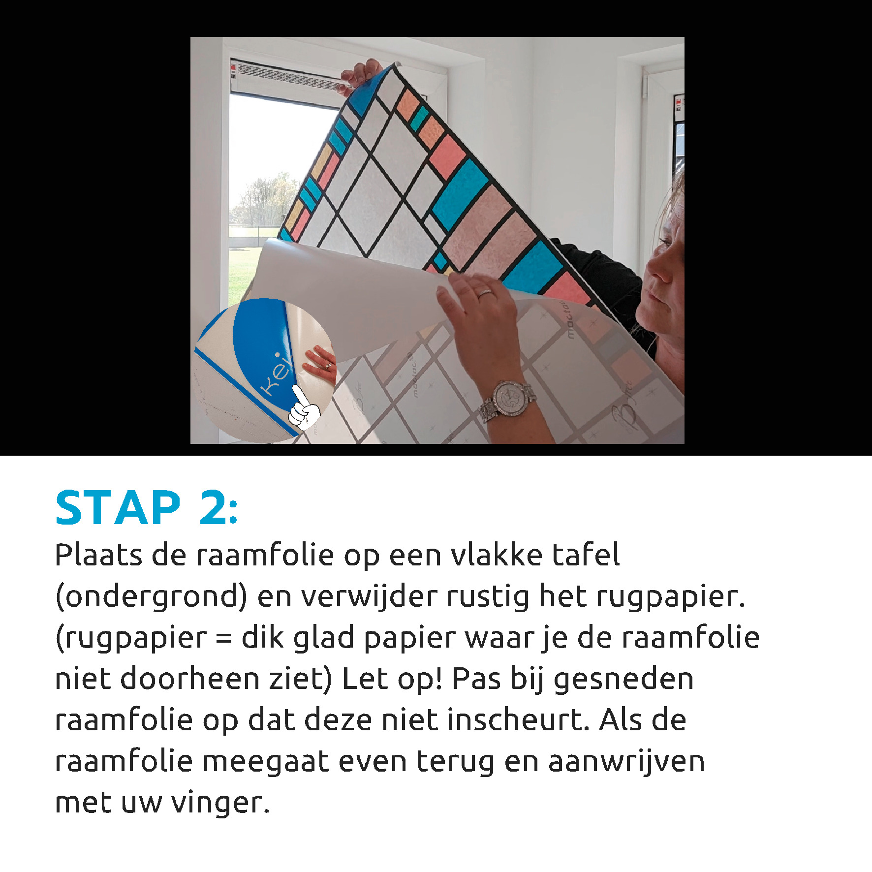Glas-in-Lood Raamfolie Op Maat Aanbrengen | Plakinstructie Stap voor Stap