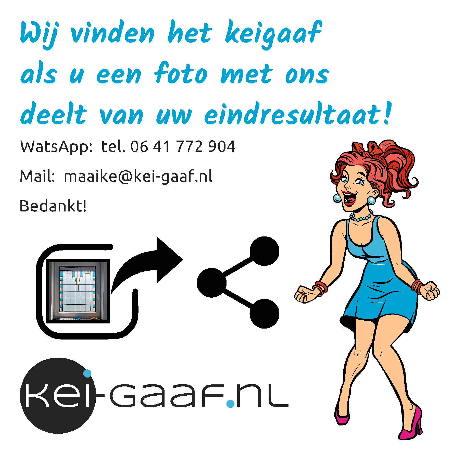 Glas-in-Lood Raamfolie Op Maat  foto