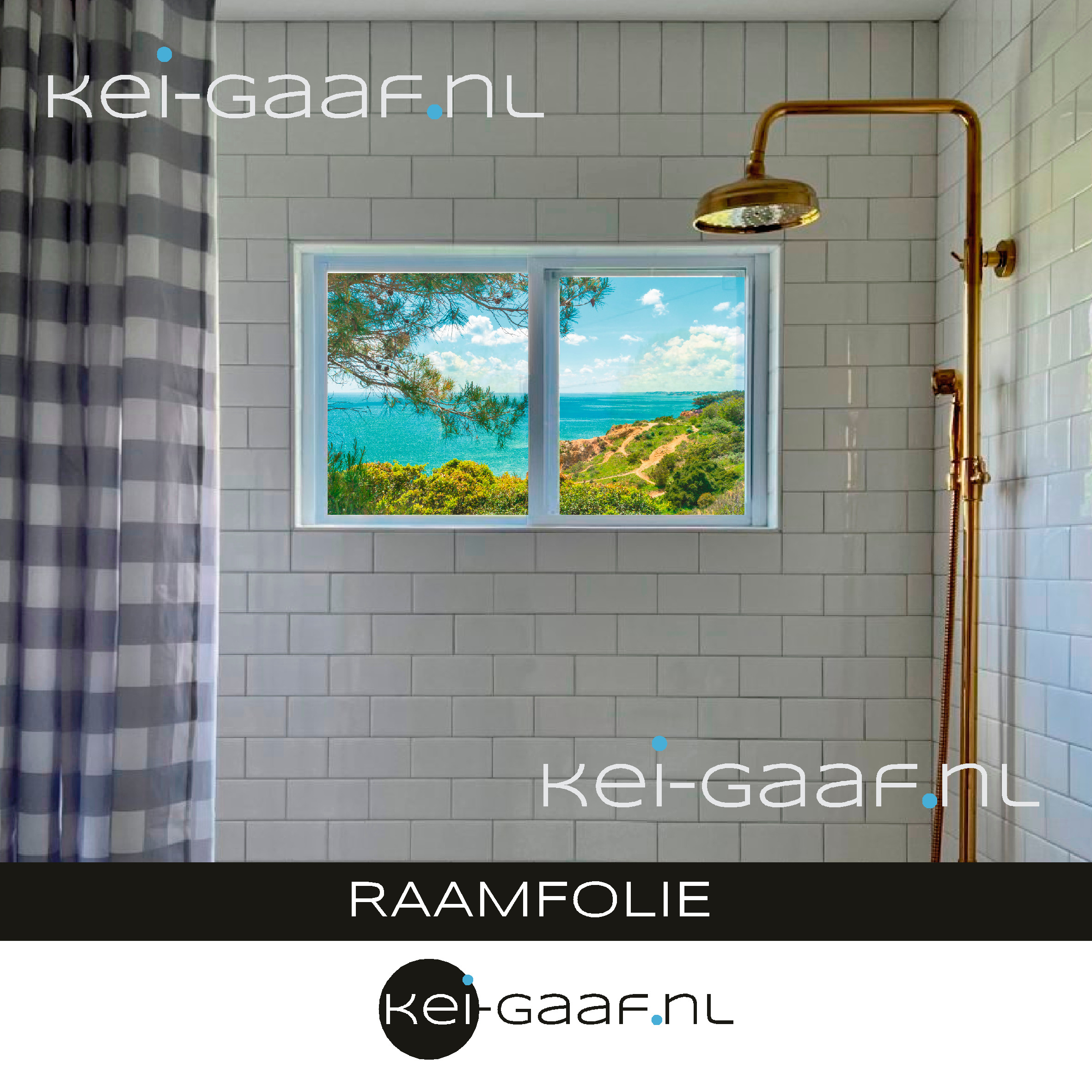 Raamfolie glasfolie raamsticker plakfolie badkamer