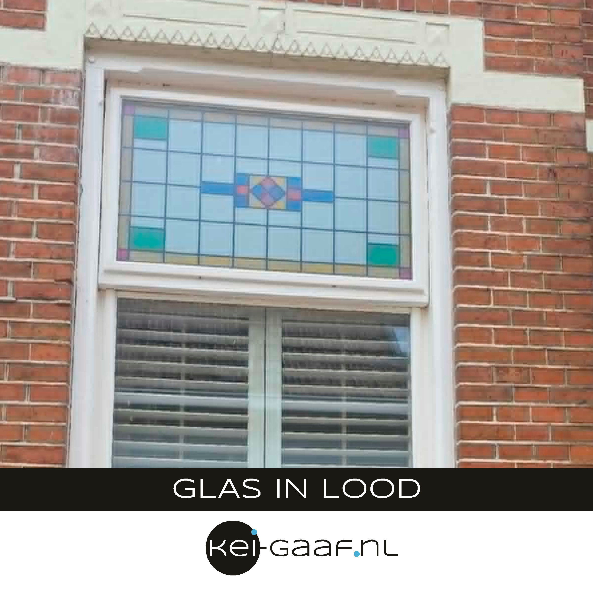 Raamfolie glas in lood raamsticker folie woonkamer 