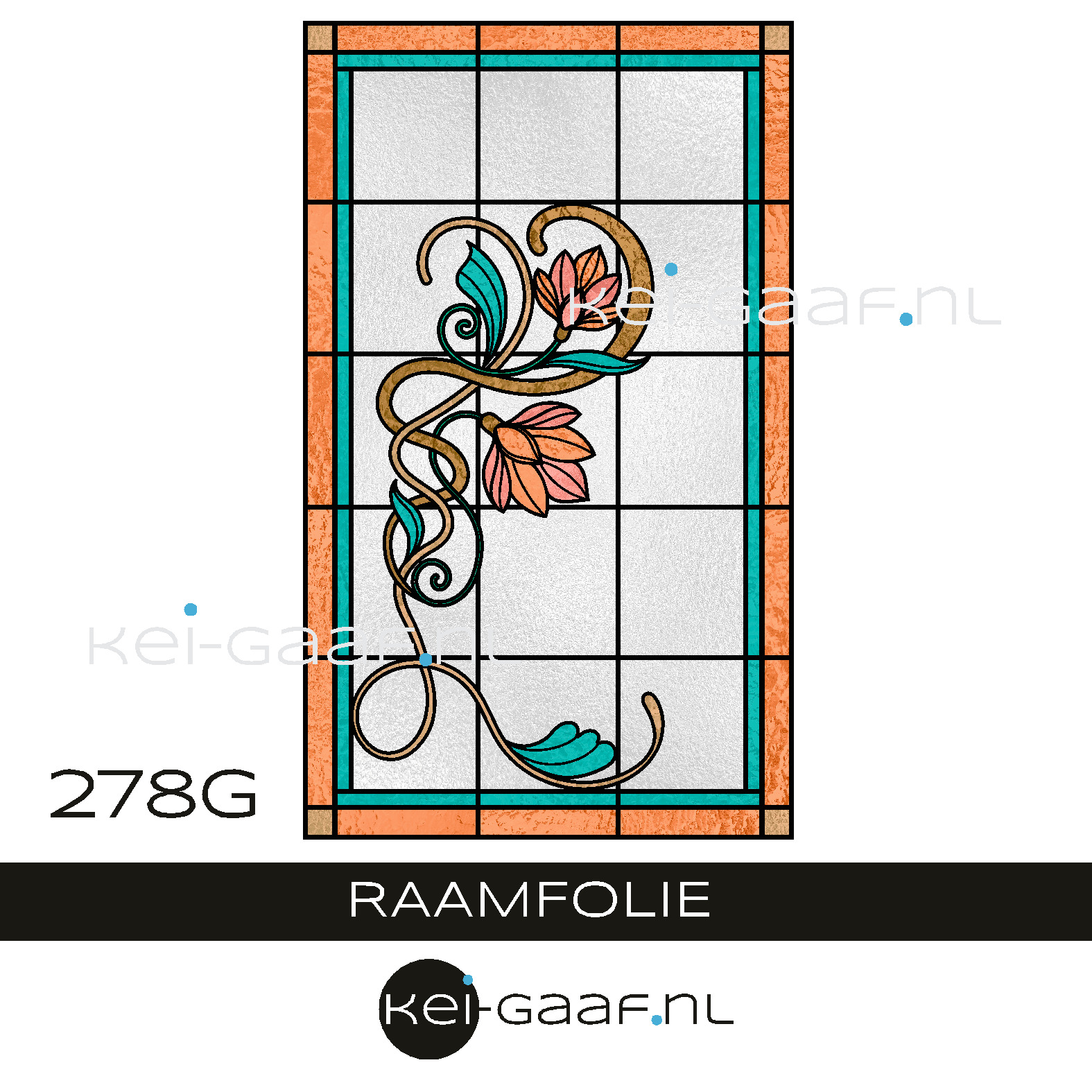 art-nouveau-glas-in-lood-raamfolie-op-maat-bloem-motief-plakfolie-glasfolie-278G